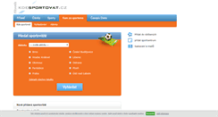 Desktop Screenshot of kdesportovat.fitweb.cz