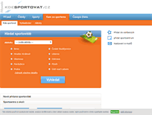 Tablet Screenshot of kdesportovat.fitweb.cz
